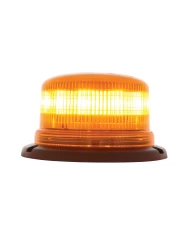 (BOX) 8 HIGH POWER LED 12V/24V LOW PROFILE BEACON LIGHT - PERMANENT MOUNT