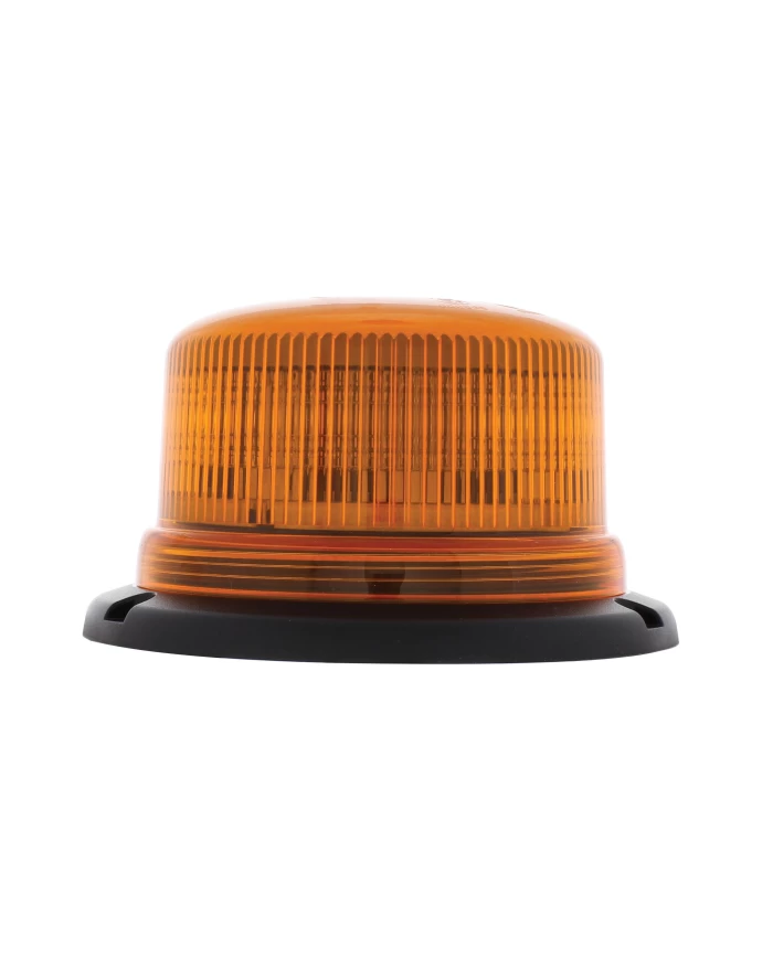 (BOX) 8 HIGH POWER LED 12V/24V LOW PROFILE BEACON LIGHT - PERMANENT MOUNT