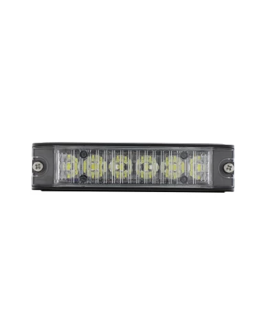 (BOX) 6 HIGH POWER LED 12V/24V WARNING LIGHTHEAD - WHITE (BOX) 6 HIGH POWER LED 12V/24V WARNING LIGHTHEAD - WHITE