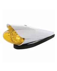 (CARD) 19 LED GRAKON 1000 STYLE BEEHIVE CAB LIGHT W/ VISOR - AMBER LED / AMBER LENS
