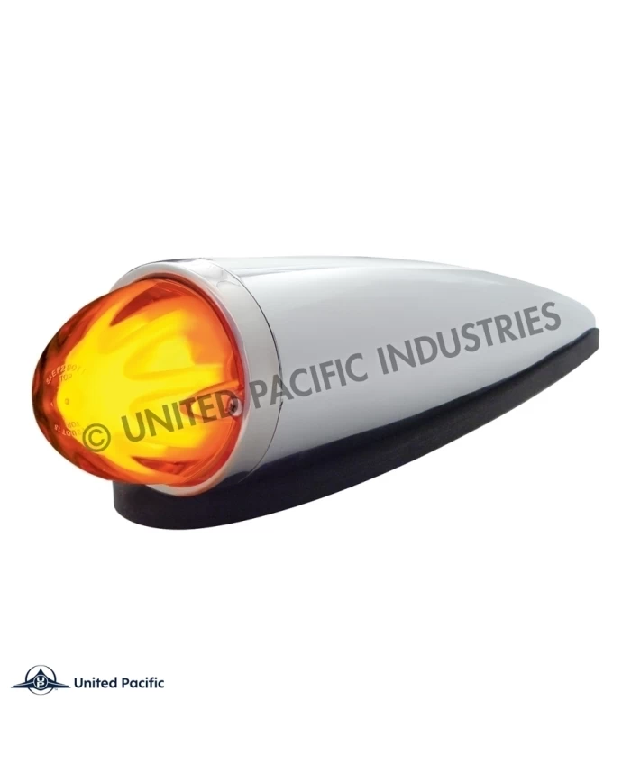 (BOX) 9 LED DUAL FUNCTION “GLO” WATERMELON CAB LIGHT KIT - AMBER LED / AMBER LENS