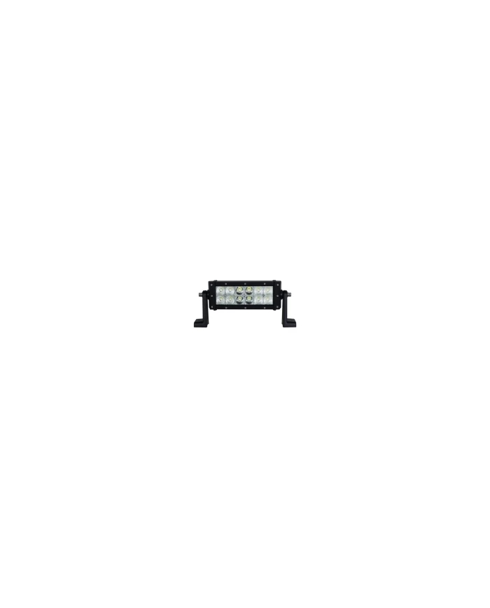 (BOX) HIGH POWER DOUBLE ROW CURVED LED LIGHT BAR - 12 LEDS - 8"