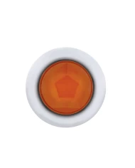 (CARD) 3 LED DUAL FUNCTION MINI DIAMOND LIGHT - AMBER LED/AMBER LENS (CARD) 3 LED DUAL FUNCTION MINI DIAMOND LIGHT - AMBER LED/AMBER LENS