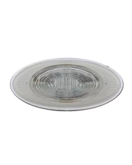 (CARD) 10 AMBER LED PETERBILT OVAL FRONT FENDER TURN SIGNAL LIGHT - CLEAR LENS