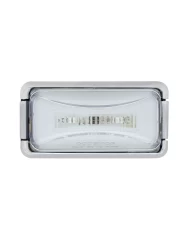 (CARD) 8 AMBER LED RECTANGULAR CLEARANCE / MARKER LIGHT - GLO LIGHT - CLEAR LENS (CARD) 8 AMBER LED RECTANGULAR CLEARANCE / MARKER LIGHT - GLO LIGHT - CLEAR LENS
