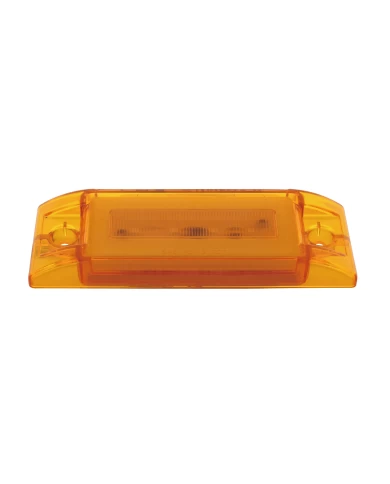 (CARD) 16 AMBER LED RECTANGULAR CLEARANCE/ MARKER LIGHT - GLO LIGHT - AMBER LENS (CARD) 16 AMBER LED RECTANGULAR CLEARANCE/ MARKER LIGHT - GLO LIGHT - AMBER LENS