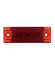 (CARD) 16 RED LED RECTANGULAR CLEARANCE/ MARKER LIGHT - GLO LIGHT - RED LENS (CARD) 16 RED LED RECTANGULAR CLEARANCE/ MARKER LIGHT - GLO LIGHT - RED LENS