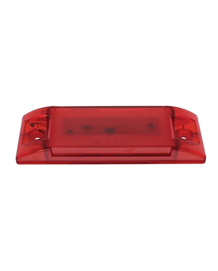 (CARD) 16 RED LED RECTANGULAR CLEARANCE/ MARKER LIGHT - GLO LIGHT - RED LENS (CARD) 16 RED LED RECTANGULAR CLEARANCE/ MARKER LIGHT - GLO LIGHT - RED LENS