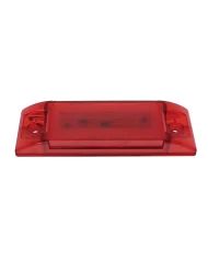 (CARD) 16 RED LED RECTANGULAR CLEARANCE/ MARKER LIGHT - GLO LIGHT - RED LENS (CARD) 16 RED LED RECTANGULAR CLEARANCE/ MARKER LIGHT - GLO LIGHT - RED LENS