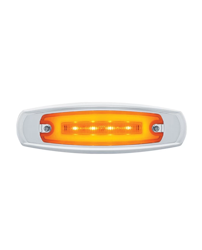 (CARD) 16 AMBER LED RECTANGULAR CLEARANCE / MARKER LIGHT - GLO LIGHT - AMBER LENS (CARD) 16 AMBER LED RECTANGULAR CLEARANCE / MARKER LIGHT - GLO LIGHT - AMBER LENS