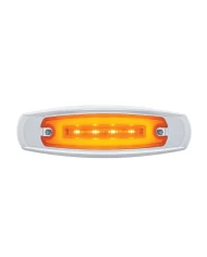 (CARD) 16 AMBER LED RECTANGULAR CLEARANCE / MARKER LIGHT - GLO LIGHT - AMBER LENS (CARD) 16 AMBER LED RECTANGULAR CLEARANCE / MARKER LIGHT - GLO LIGHT - AMBER LENS