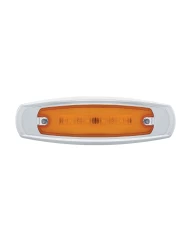 (CARD) 16 AMBER LED RECTANGULAR CLEARANCE / MARKER LIGHT - GLO LIGHT - AMBER LENS (CARD) 16 AMBER LED RECTANGULAR CLEARANCE / MARKER LIGHT - GLO LIGHT - AMBER LENS