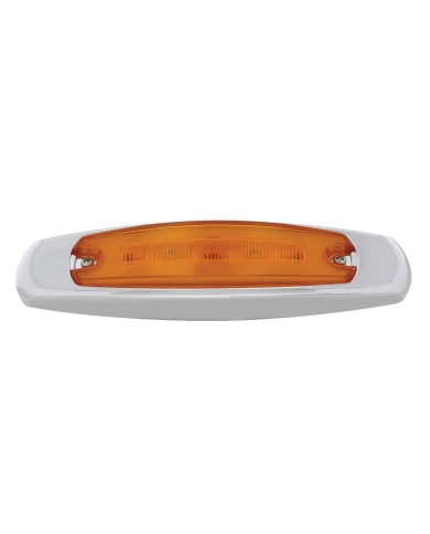 (CARD) 16 AMBER LED RECTANGULAR CLEARANCE / MARKER LIGHT - GLO LIGHT - AMBER LENS (CARD) 16 AMBER LED RECTANGULAR CLEARANCE / MARKER LIGHT - GLO LIGHT - AMBER LENS