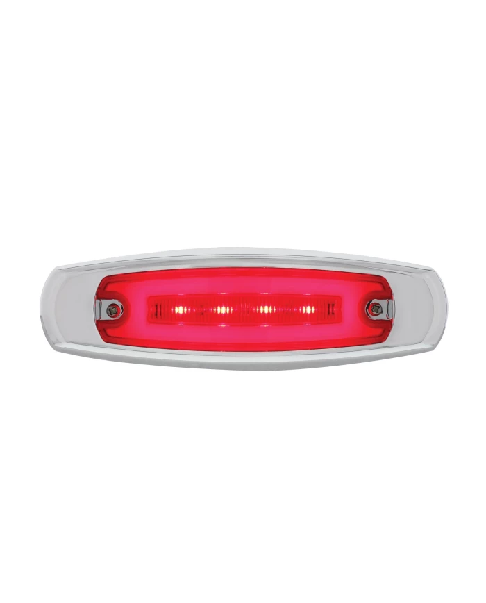 (CARD) 16 RED LED RECTANGULAR CLEARANCE / MARKER LIGHT - GLO LIGHT - RED LENS (CARD) 16 RED LED RECTANGULAR CLEARANCE / MARKER LIGHT - GLO LIGHT - RED LENS