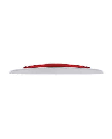 (CARD) 16 RED LED RECTANGULAR CLEARANCE / MARKER LIGHT - GLO LIGHT - RED LENS (CARD) 16 RED LED RECTANGULAR CLEARANCE / MARKER LIGHT - GLO LIGHT - RED LENS