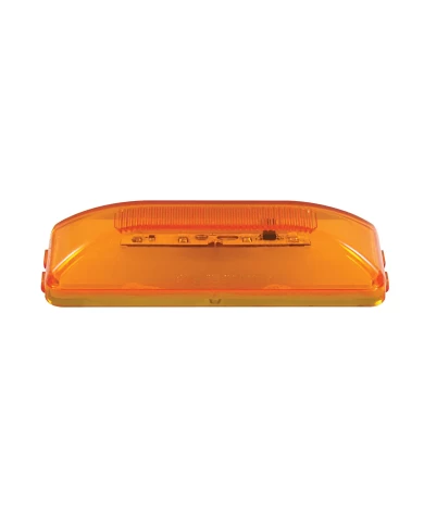 (CARD) 10 AMBER LED RECTANGULAR CLEARANCE / MARKER LIGHT - GLO LIGHT - AMBER LENS (CARD) 10 AMBER LED RECTANGULAR CLEARANCE / MARKER LIGHT - GLO LIGHT - AMBER LENS
