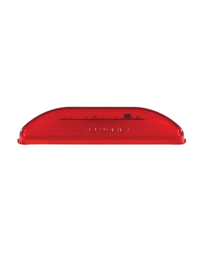 (CARD) 10 RED LED RECTANGULAR CLEARANCE / MARKER LIGHT - GLO LIGHT - RED LENS