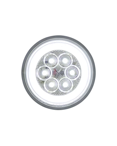 (CARD) 21 LED 4" BACK-UP GLO LIGHT - WHITE (CARD) 21 LED 4" BACK-UP GLO LIGHT - WHITE
