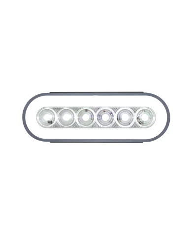 (CARD) 22 LED 6" OVAL GLO BACK-UP LIGHT - WHITE (CARD) 22 LED 6" OVAL GLO BACK-UP LIGHT - WHITE