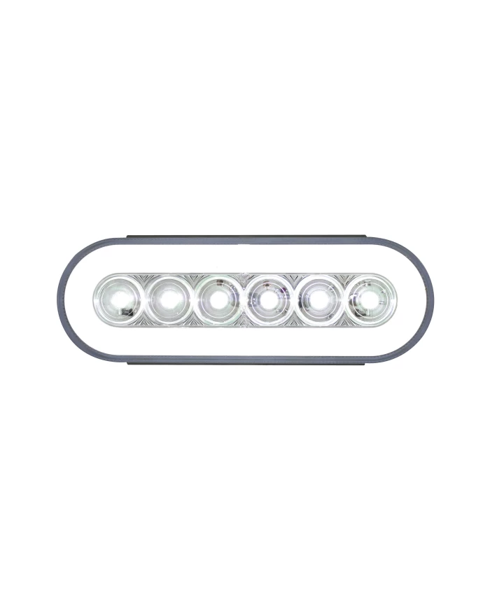 (CARD) 22 LED 6" OVAL GLO BACK-UP LIGHT - WHITE (CARD) 22 LED 6" OVAL GLO BACK-UP LIGHT - WHITE