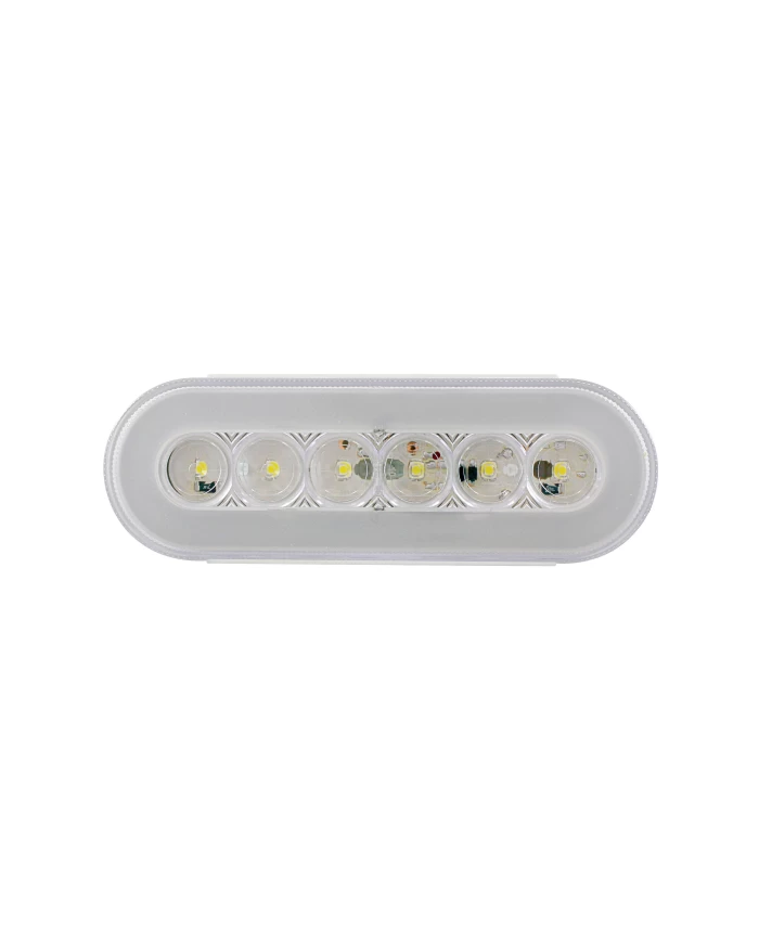 (CARD) 22 LED 6" OVAL GLO BACK-UP LIGHT - WHITE (CARD) 22 LED 6" OVAL GLO BACK-UP LIGHT - WHITE