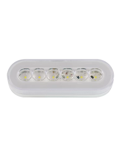 (CARD) 22 LED 6" OVAL GLO BACK-UP LIGHT - WHITE (CARD) 22 LED 6" OVAL GLO BACK-UP LIGHT - WHITE