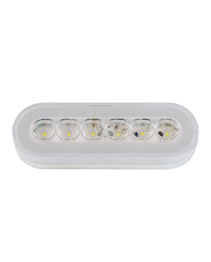 (CARD) 22 LED 6" OVAL GLO BACK-UP LIGHT - WHITE (CARD) 22 LED 6" OVAL GLO BACK-UP LIGHT - WHITE
