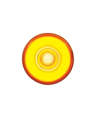 (CARD) 6 AMBER LED 2" CLEARANCE/MARKER "GLO" LIGHT - AMBER LENS (CARD) 6 AMBER LED 2" CLEARANCE/MARKER "GLO" LIGHT - AMBER LENS