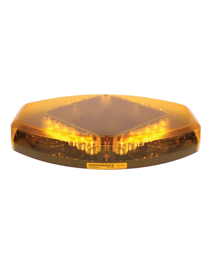 (BOX) 24 HIGH POWER LED 12V/24V 2-BOLT MOUNT DIAMOND WARNING BAR - AMBER (BOX) 24 HIGH POWER LED 12V/24V 2-BOLT MOUNT DIAMOND WARNING BAR - AMBER
