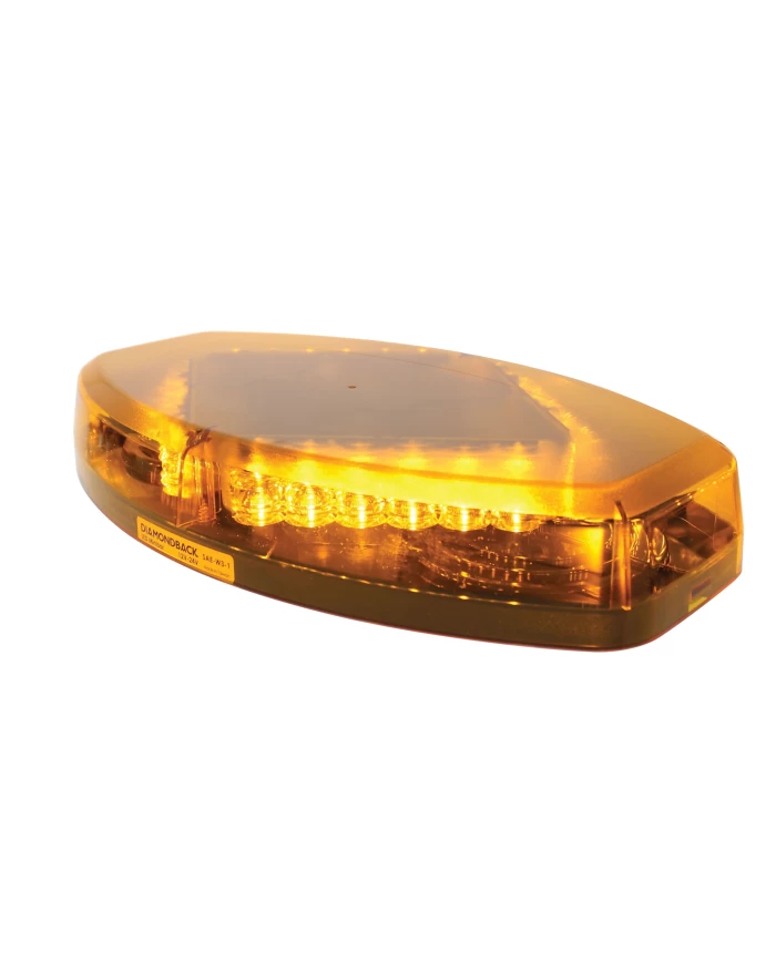 (BOX) 24 HIGH POWER LED 12V/24V 2-BOLT MOUNT DIAMOND WARNING BAR - AMBER (BOX) 24 HIGH POWER LED 12V/24V 2-BOLT MOUNT DIAMOND WARNING BAR - AMBER