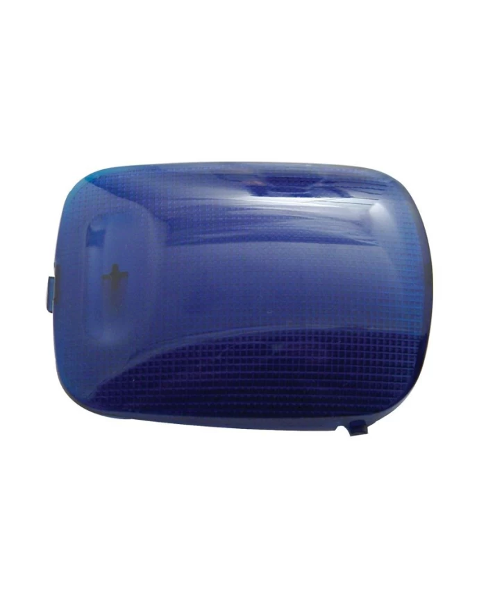 (BULK) 2006+ PETERBILT RECTANGULAR DOME LIGHT LENS - BLUE (BULK) 2006+ PETERBILT RECTANGULAR DOME LIGHT LENS - BLUE