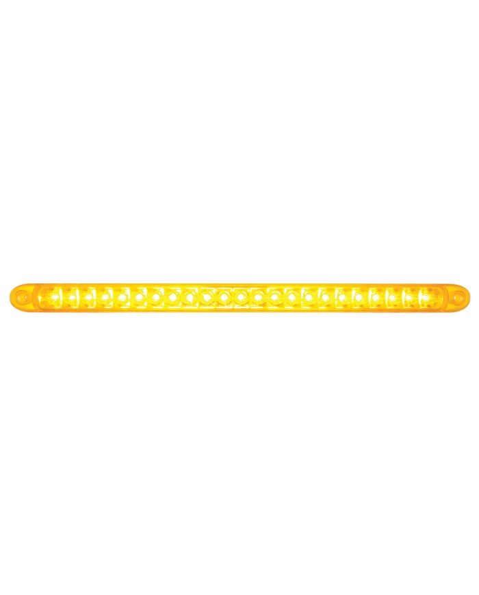 (CARD) 23 SMD LED 17 1/4" P/T/C LIGHT BAR WITH REFLECTOR - AMBER LED/AMBER LENS (CARD) 23 SMD LED 17 1/4" P/T/C LIGHT BAR WITH REFLECTOR - AMBER LED/AMBER LENS