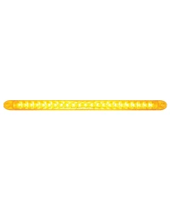 (CARD) 23 SMD LED 17 1/4" P/T/C LIGHT BAR WITH REFLECTOR - AMBER LED/AMBER LENS (CARD) 23 SMD LED 17 1/4" P/T/C LIGHT BAR WITH REFLECTOR - AMBER LED/AMBER LENS