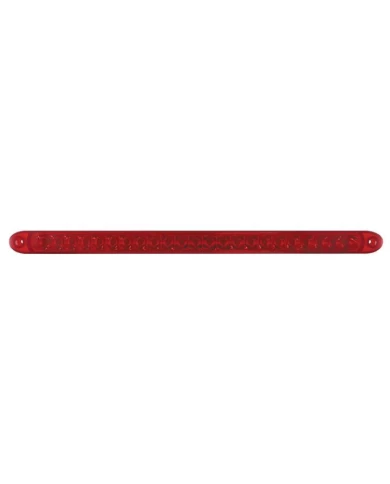 (CARD) 23 SMD LED 17 1/4" S/T/T LIGHT BAR WITH REFLECTOR - RED LED/RED LENS (CARD) 23 SMD LED 17 1/4" S/T/T LIGHT BAR WITH REFLECTOR - RED LED/RED LENS