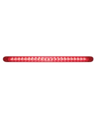 (CARD) 23 SMD LED 17 1/4" S/T/T LIGHT BAR WITH REFLECTOR - RED LED/RED LENS