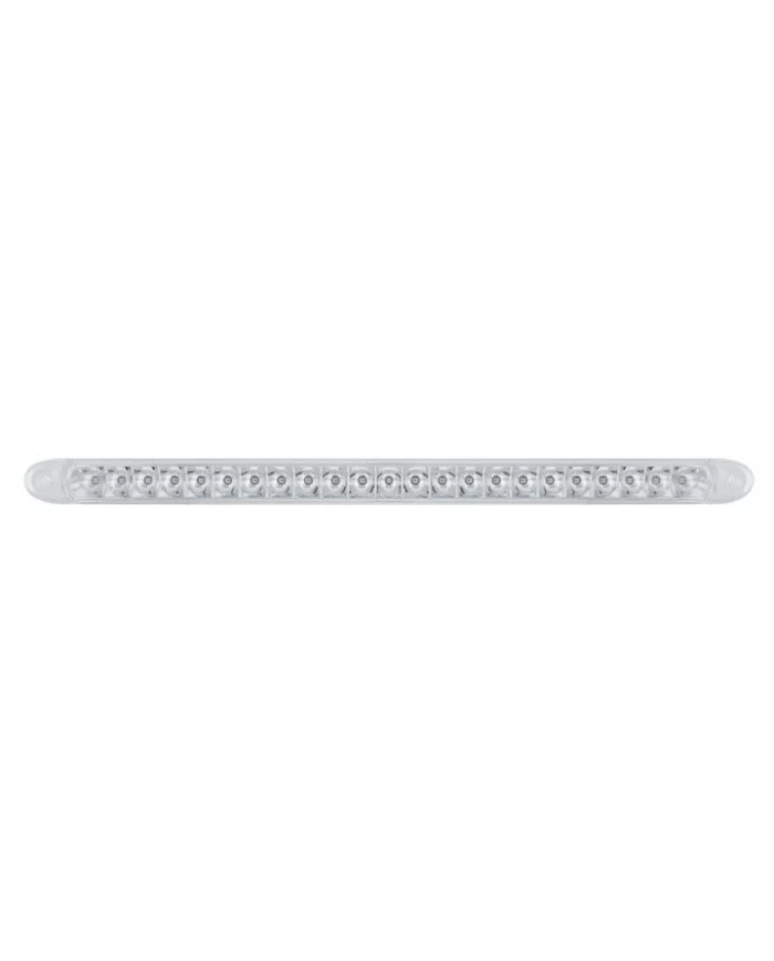 (CARD) 23 SMD LED 17 1/4" S/T/T LIGHT BAR WITH REFLECTOR - RED LED/CLEAR LENS (CARD) 23 SMD LED 17 1/4" S/T/T LIGHT BAR WITH REFLECTOR - RED LED/CLEAR LENS
