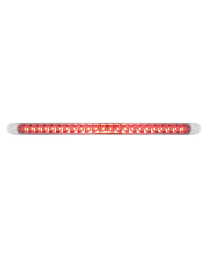 (CARD) 23 SMD LED 17 1/4" S/T/T LIGHT BAR WITH REFLECTOR - RED LED/CLEAR LENS (CARD) 23 SMD LED 17 1/4" S/T/T LIGHT BAR WITH REFLECTOR - RED LED/CLEAR LENS