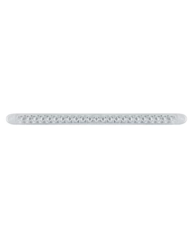 (BULK) 23 RED SMD LED 17 1/4" S/T/T & P/T/C LIGHT BAR WITH REFLECTOR - CLEAR LENS (BULK) 23 RED SMD LED 17 1/4" S/T/T & P/T/C LIGHT BAR WITH REFLECTOR - CLEAR LENS