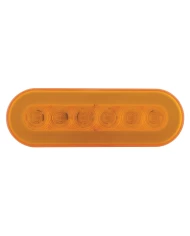 (CARD) 22 AMBER LED 6" OVAL P/T/C "GLO" LIGHT - AMBER LENS (CARD) 22 AMBER LED 6" OVAL P/T/C "GLO" LIGHT - AMBER LENS