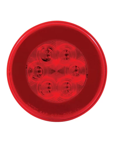 (CARD) 21 RED LED 4" "GLO" S/T/T LIGHT - RED LENS (CARD) 21 RED LED 4" "GLO" S/T/T LIGHT - RED LENS