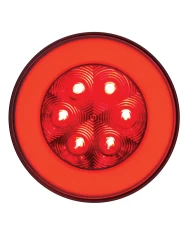 (BULK) 21 RED LED 4" "GLO" STOP, TURN & TAIL LIGHT - RED (BULK) 21 RED LED 4" "GLO" STOP, TURN & TAIL LIGHT - RED