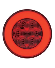 (BULK) 21 RED LED 4" "GLO" STOP, TURN & TAIL LIGHT - RED (BULK) 21 RED LED 4" "GLO" STOP, TURN & TAIL LIGHT - RED