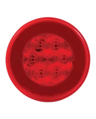 (BULK) 21 RED LED 4" "GLO" STOP, TURN & TAIL LIGHT - RED (BULK) 21 RED LED 4" "GLO" STOP, TURN & TAIL LIGHT - RED