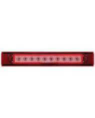 (BULK) LED CONSPICUITY REFLECTOR PLATE LIGHT - RED HOUSING, RED/CLEAR LENS (BULK) LED CONSPICUITY REFLECTOR PLATE LIGHT - RED HOUSING, RED/CLEAR LENS
