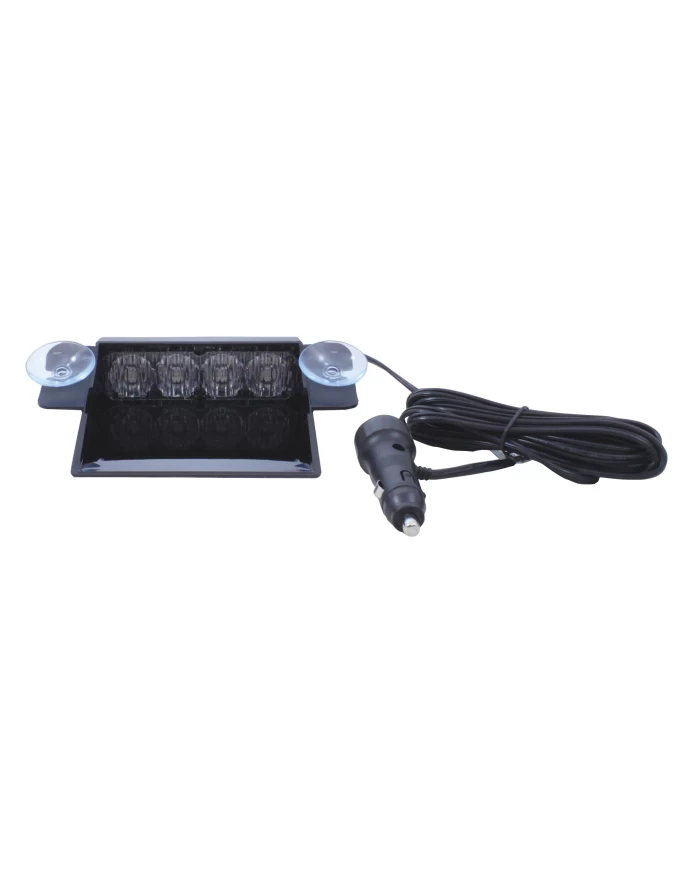 (BOX) 4 HIGH POWER LED 11V/30V DASH STROBE LIGHT - RED (BOX) 4 HIGH POWER LED 11V/30V DASH STROBE LIGHT - RED