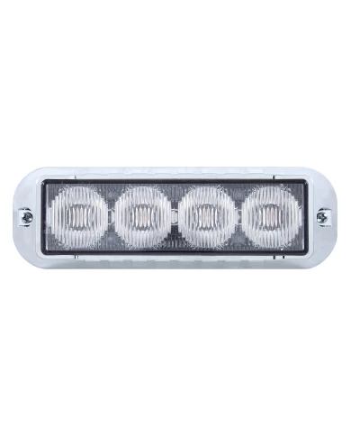 (BOX) 4 LED 12V/24V STROBE LIGHT - AMBER (BOX) 4 LED 12V/24V STROBE LIGHT - AMBER