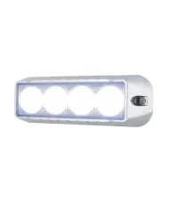 (BOX) 4 LED 12V/24V STROBE LIGHT - WHITE