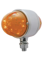 (BOX) 17 AMBER LED DOUBLE FACE AUXILIARY WATERMELON LIGHT - DARK AMBER/DARK AMBER (BOX) 17 AMBER LED DOUBLE FACE AUXILIARY WATERMELON LIGHT - DARK AMBER/DARK AMBER