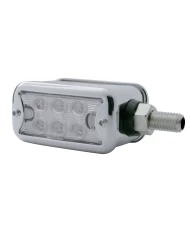 (CARD) 6 AMBER/6 AMBER LED STRAIGHT DUAL FUNCTION DOUBLE FACE LT W/ NO VISOR BEZEL - CLEAR/CLEAR LENS (CARD) 6 AMBER/6 AMBER LED STRAIGHT DUAL FUNCTION DOUBLE FACE LT W/ NO VISOR BEZEL - CLEAR/CLEAR LENS