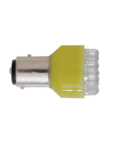 (CARD) 12 SUPER BRIGHT LED 1157 BULB - AMBER (CARD) 12 SUPER BRIGHT LED 1157 BULB - AMBER